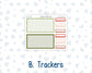 Kit 0231 - Weekly Dashboard Planner - Erin Condren - August - Backyard BBQ