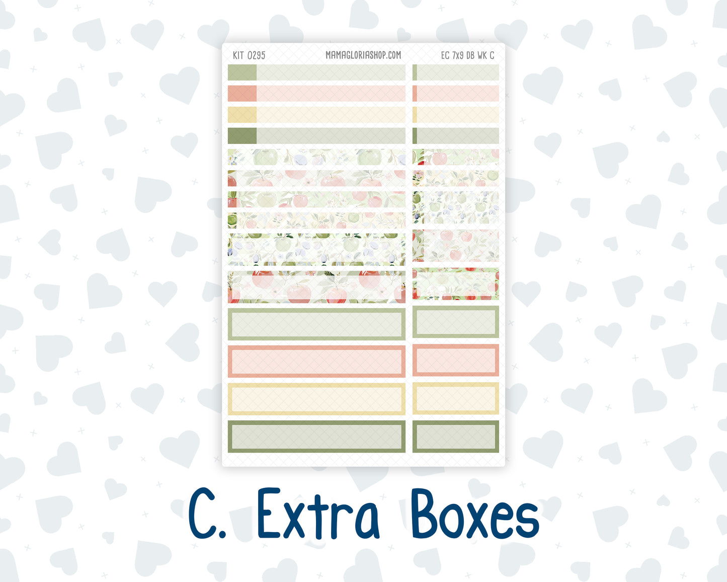 Kit 0295 - 7x9 - EC Dashboard Planner - September - Apple Harvest