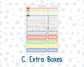 Kit 0220 - Weekly Dashboard Planner - Erin Condren - June - June Berries