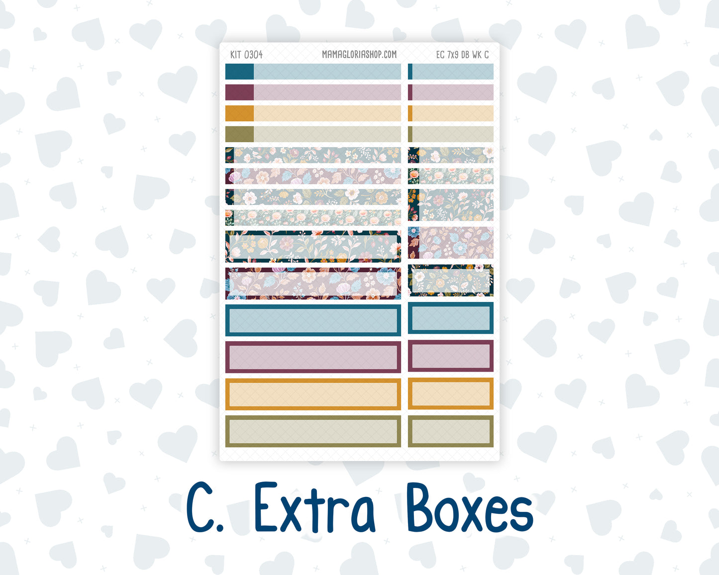 Kit 0304 - 7x9 - EC Dashboard Planner - November - Autumn In Bloom