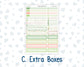 Kit 0256 - 7x9 - EC Dashboard Planner - March - Froggy Luck