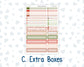 Kit 0231 - Weekly Dashboard Planner - Erin Condren - August - Backyard BBQ