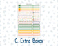 Kit 0226- Weekly Dashboard Planner - Erin Condren - July - Tropical Whimsy