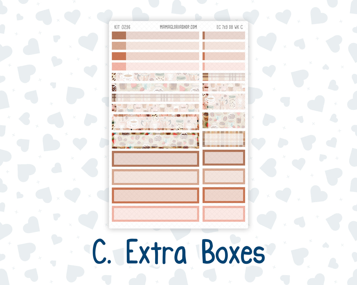 Kit 0296 - 7x9 - EC Dashboard Planner - September - Coffee Break