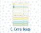 Kit 0227- Weekly Dashboard Planner - Erin Condren - July - Lemon Grove