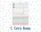 Kit 0245- Weekly Dashboard Planner - Erin Condren - Vintage Christmas - December