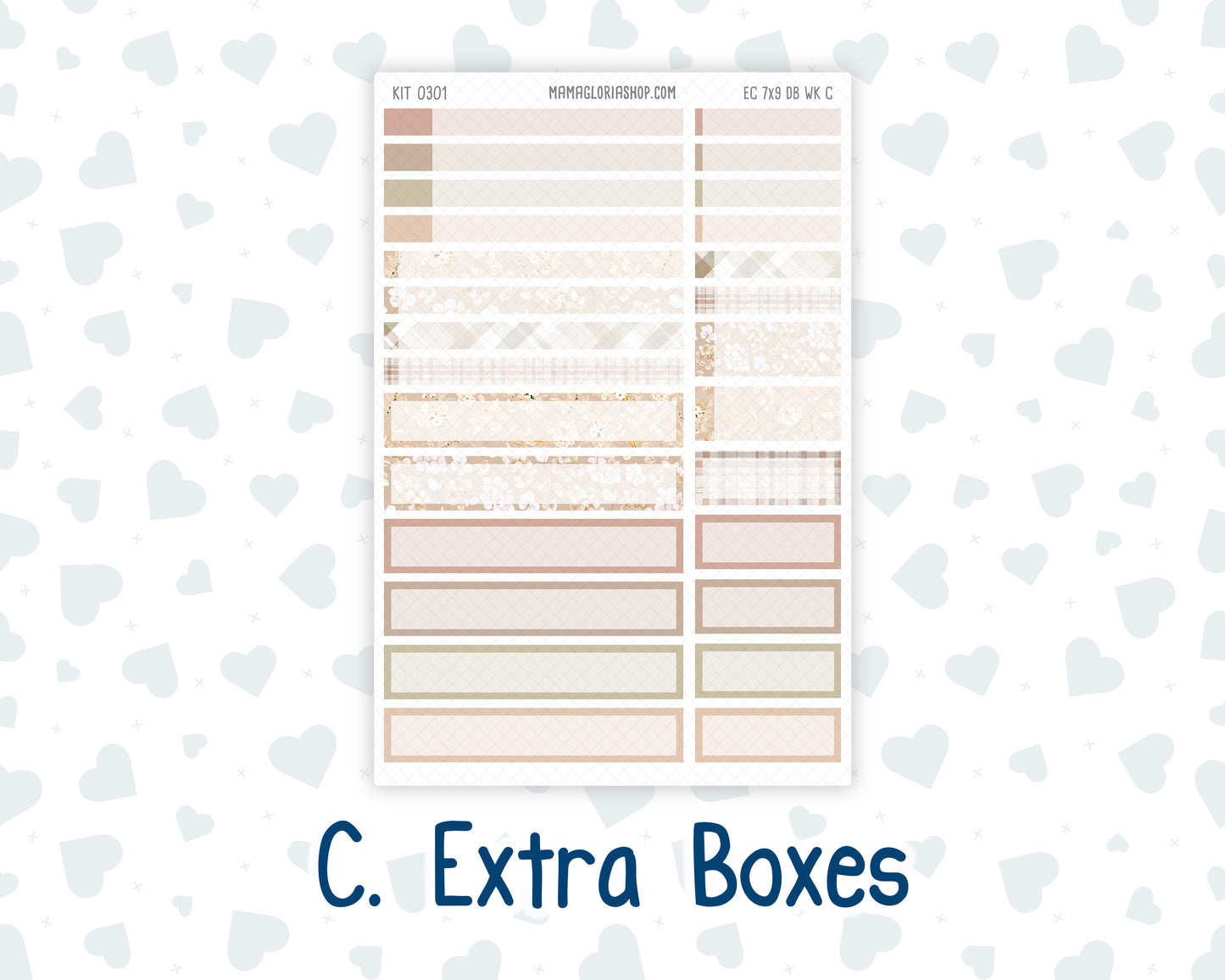 Kit 0301 - 7x9 - EC Dashboard Planner - November - Sunday Comfort