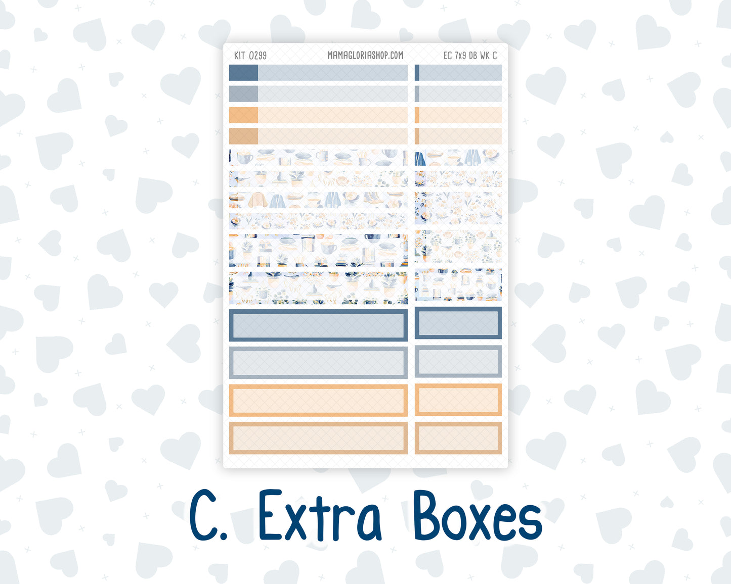 Kit 0299 - 7x9 - EC Dashboard Planner - October - Book Nook