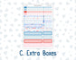 Kit 0224- Weekly Dashboard Planner - Erin Condren - July - Patriotic Parade