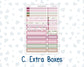 Kit 0185 - Weekly Dashboard Planner - Erin Condren - September- Wine Time