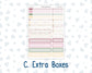 Kit 0232 - Weekly Dashboard Planner - Erin Condren - September - Heirloom Garden