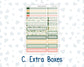 Kit 0208- Weekly Dashboard Planner - Erin Condren - March -Shamrock Lane
