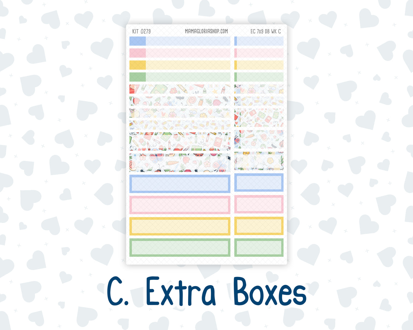Kit 0279 - 7x9 - EC Dashboard Planner - August - Not Ready For School