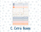 Kit 0193- Weekly Dashboard Planner - Erin Condren - November -Harvest Blooms