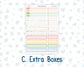 Kit 0260 - 7x9 - EC Dashboard Planner - April - Pastel Egg Hunt