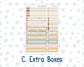 Kit 0243- Weekly Dashboard Planner - Erin Condren - Boho Autumn - November
