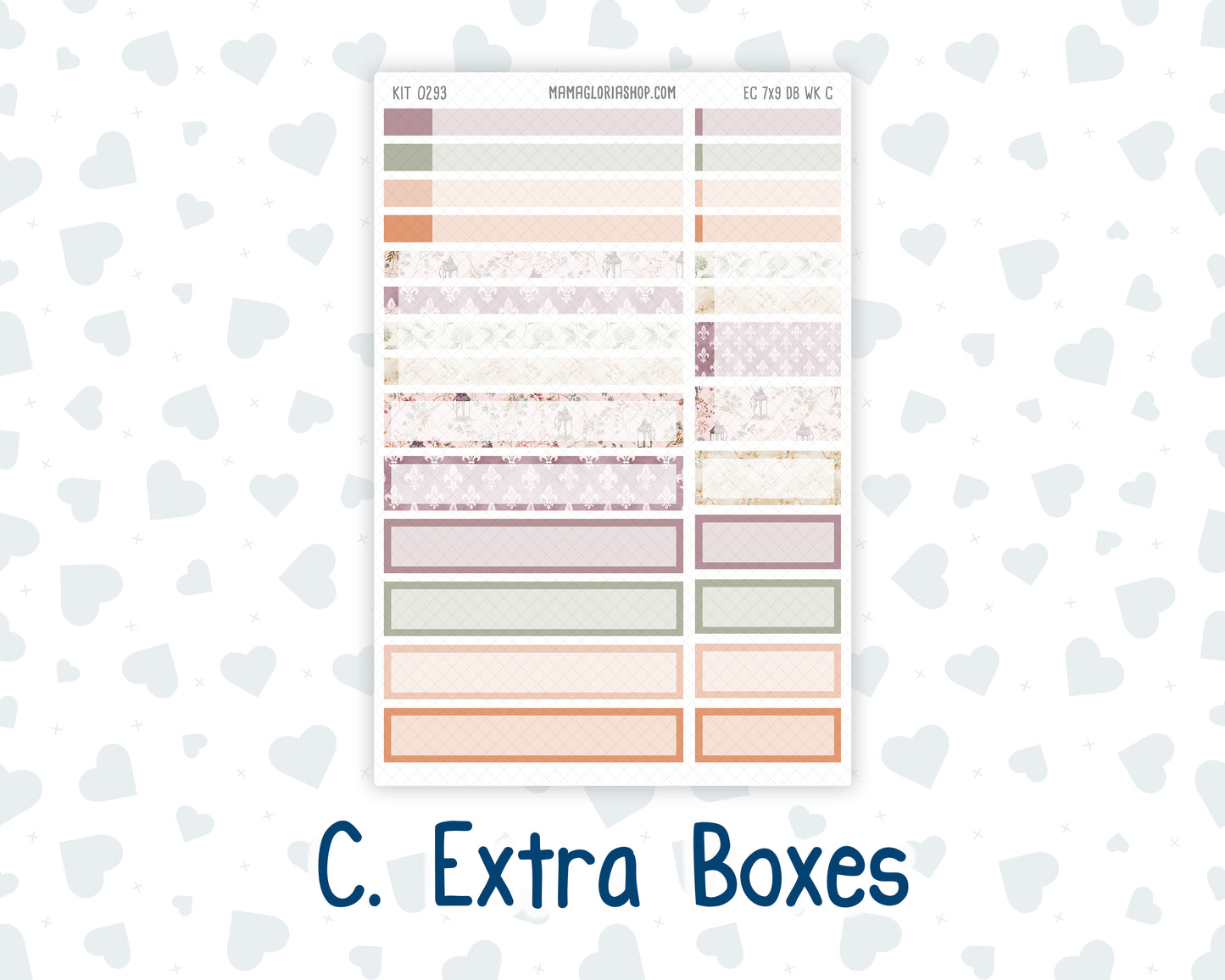 Kit 0293 - 7x9 - EC Dashboard Planner - September - Fleur de Provence