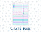 Kit 0230- Weekly Dashboard Planner - Erin Condren - August - School Daze