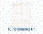 Kit 0260 - 7x9 - EC Notes Pages - Dashboard Kit | Productivity Page - April - Pastel Egg Hunt