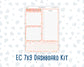 Kit 0278 - 7x9 - EC Notes Pages - Dashboard Kit | Productivity Page - August - Oops, All Peaches
