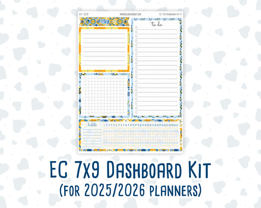 Kit 0219 - 7x9 - EC Notes Pages - May - Bee's Business - Dashboard Kit | Productivity Page