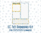 Kit 0219 - 7x9 - EC Notes Pages - May - Bee's Business - Dashboard Kit | Productivity Page