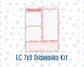 Kit 0254 - 7x9 - EC Notes Pages - Dashboard Kit | Productivity Page - February - Valentine Village