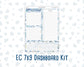 Kit 0249 - 7x9 - EC Notes Pages - Dashboard Kit | Productivity Page - January - Icy Lace