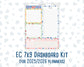 Kit 0220- 7x9 - EC Notes Pages - June - June Berries - Dashboard Kit | Productivity Page