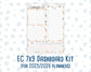Kit 0193- 7x9 - EC Notes Pages - November - Harvest Blooms - Dashboard Kit | Productivity Page