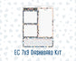 Kit 0248- 7x9 - EC Notes Pages - January - Midnight Countdown - Dashboard Kit | Productivity Page
