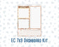 Kit 0296 - 7x9 - EC Notes Pages - Dashboard Kit | Productivity Page - September - Coffee Break