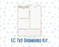 Kit 0261 - 7x9 - EC Notes Pages - Dashboard Kit | Productivity Page - April - Llama Spring