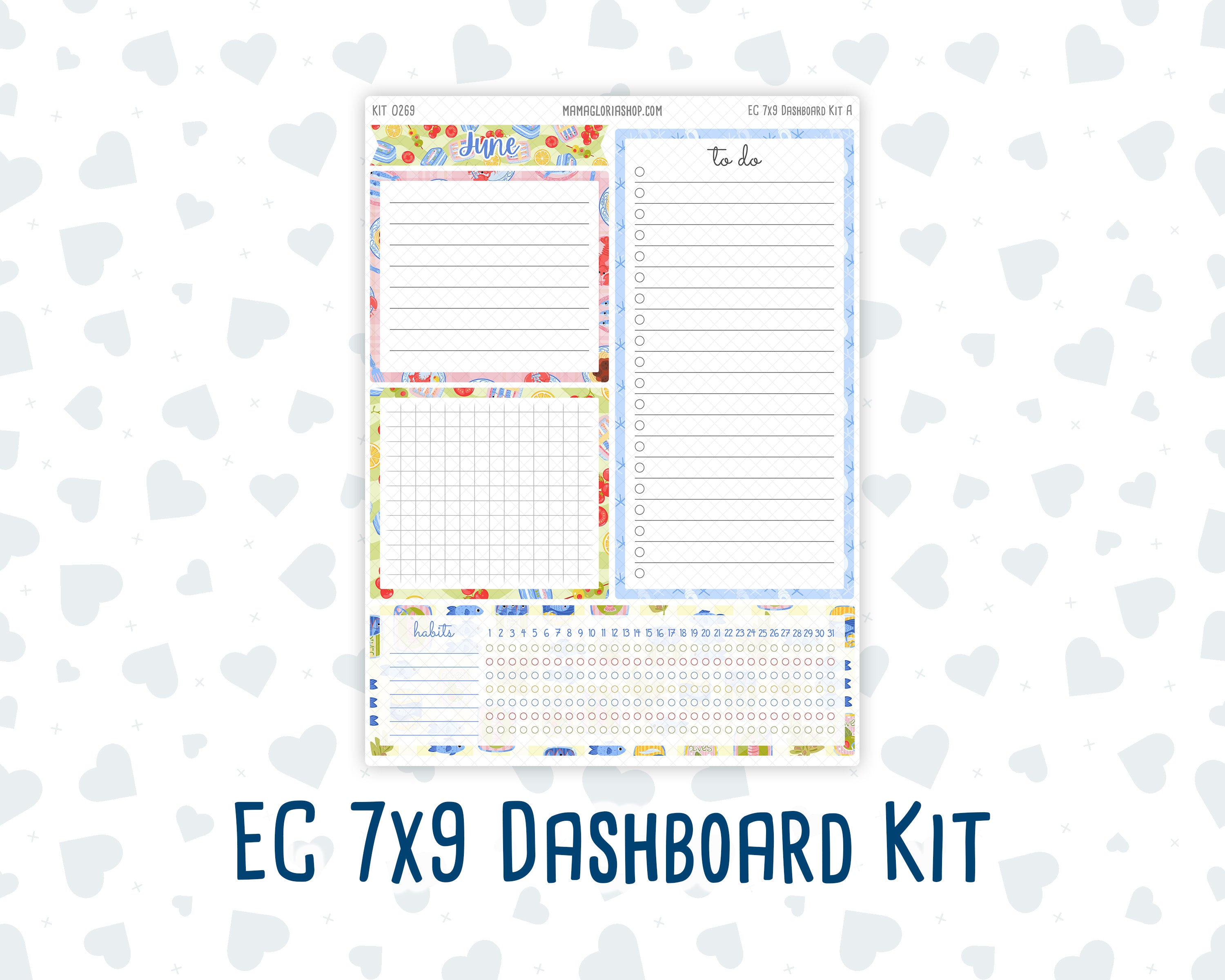 7x9 Dashboard Kit – mamagloriashop