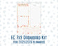 Kit 0235- 7x9 - EC Notes Pages - September- Apple Orchard - Dashboard Kit | Productivity Page
