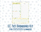 Kit 0227- 7x9 - EC Notes Pages - July - Lemon Grove - Dashboard Kit | Productivity Page