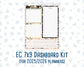 Kit 0200- 7x9 - EC Notes Pages - January - Golden Hour - Dashboard Kit | Productivity Page