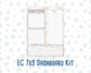 Kit 0266 - 7x9 - EC Notes Pages - Dashboard Kit | Productivity Page - May - Froggy Lake Picnic