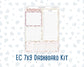 Kit 0293 - 7x9 - EC Notes Pages - Dashboard Kit | Productivity Page - September - Fleur de Provence
