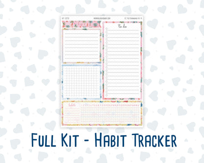 Kit 0270 - 7x9 - EC Notes Pages - Dashboard Kit | Productivity Page - June - Beachside Bliss