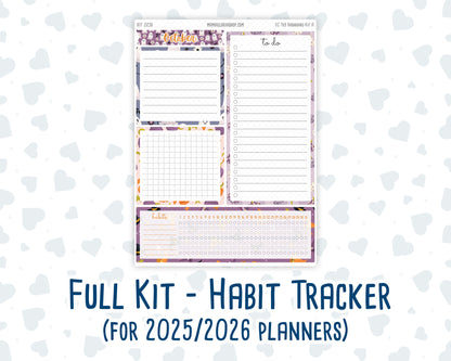 Kit 0236- 7x9 - EC Notes Pages - October - Sweet & Spooky - Dashboard Kit | Productivity Page