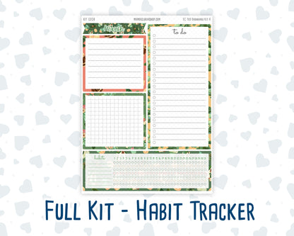 Kit 0208 - 7x9 - EC Notes Pages - March - Shamrock Lane - Dashboard Kit | Productivity Page