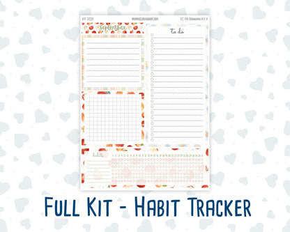 Kit 0235- 7x9 - EC Notes Pages - September- Apple Orchard - Dashboard Kit | Productivity Page