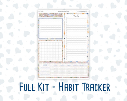 Kit 0266 - 7x9 - EC Notes Pages - Dashboard Kit | Productivity Page - May - Froggy Lake Picnic