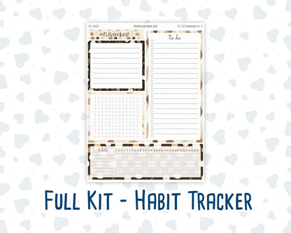 Kit 0303 - 7x9 - EC Notes Pages - Dashboard Kit | Productivity Page - November - Into The Woods