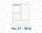Kit 0300 - 7x9 - EC Notes Pages - Dashboard Kit | Productivity Page - October - Autumn Stroll