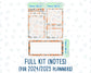 Kit 0237- 7x9 - EC Notes Pages - October - Forest Falk - Dashboard Kit | Productivity Page