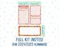 Kit 0240- 7x9 - EC Notes Pages - November - Cozy Thanksgiving - Dashboard Kit | Productivity Page