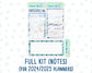 Kit 0247- 7x9 - EC Notes Pages - December - Snow Day Adventures - Dashboard Kit | Productivity Page