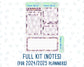 Kit 0236- 7x9 - EC Notes Pages - October - Sweet & Spooky - Dashboard Kit | Productivity Page